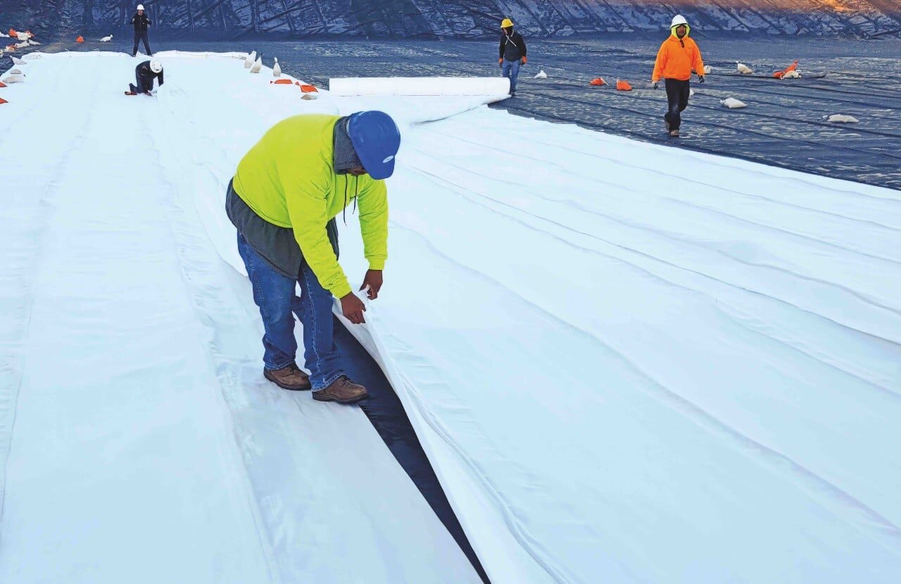 Reinforced Earth’s DrainTube product provides mechanical protection, filtration, drainage and leak detection.