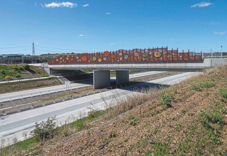 The project is set to provide major benefits for a large volume of motorists who take the route daily. Images: National Precast.
