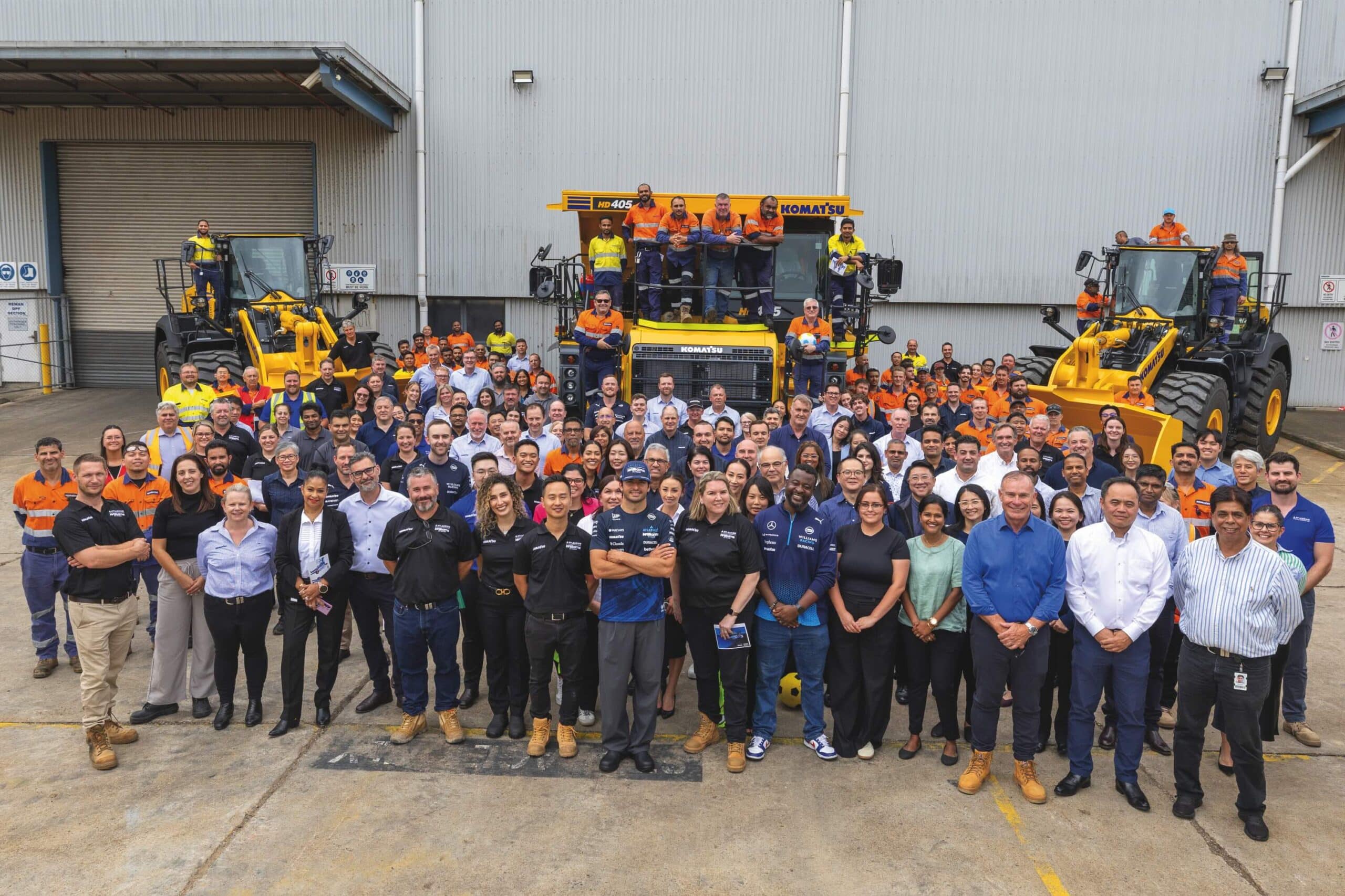 Komatsu and Williams F1 partnership: equipment and support takeaways for miners