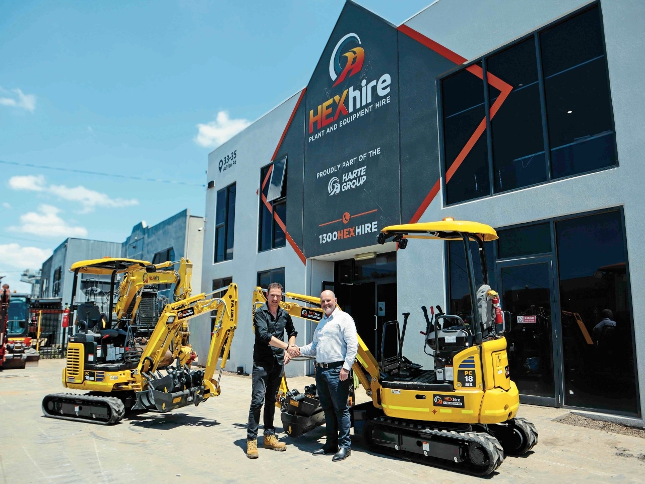 Komatsu–HEXhire partnership: fleet access and delivery lessons for road engineers