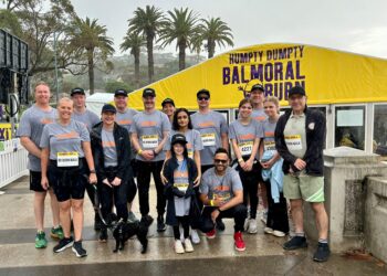 More than 30 Coates team members and supporters took on Sydney’s steepest street, joining thousands of Australians at this year’s Humpty Dumpty Balmoral Burn to raise funds to help sick children receive the best possible care, when and where they need it most.