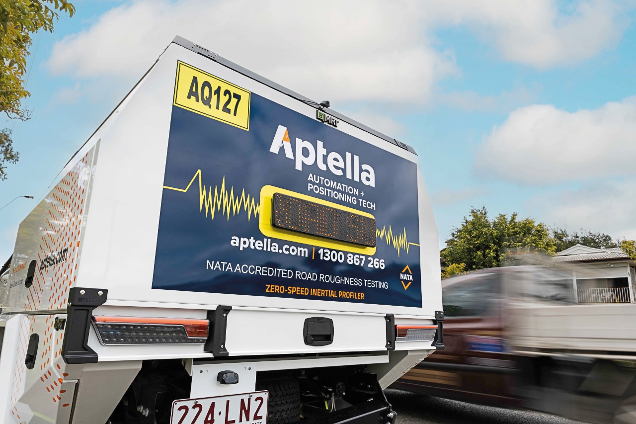 Aptella infrastructure services: 3D paving control insights for civil engineers