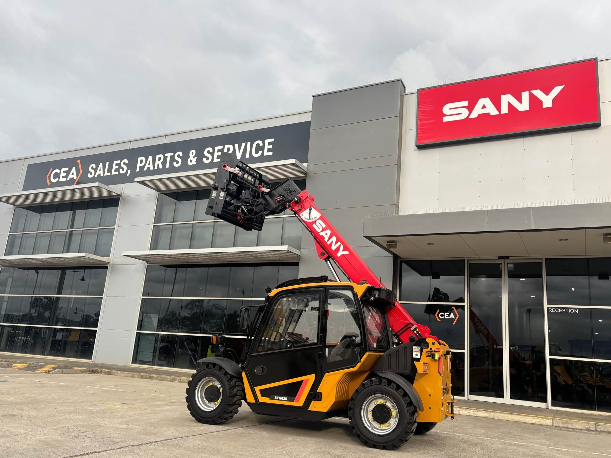 CEA SANY telehandlers: 360° pedestrian recognition and safety lessons for engineers