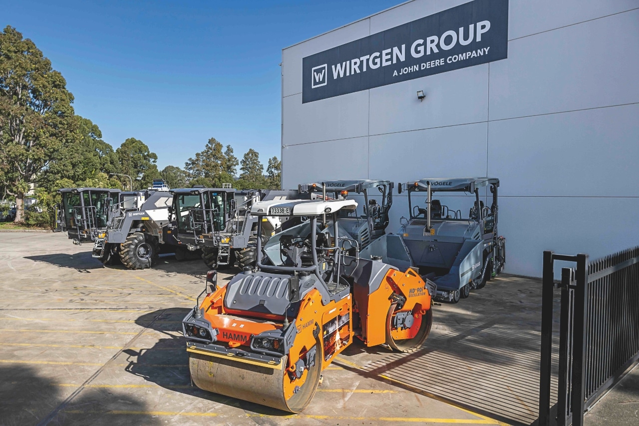 Wirtgen road machinery in Australia: automation and lifecycle support for contractors