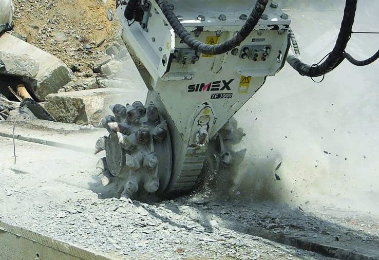 Total Rockbreaking rotary cutters: controlled excavation insights for civil engineers